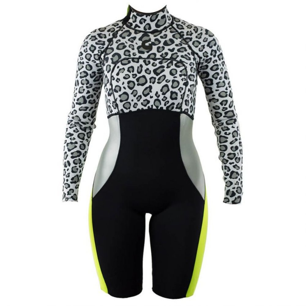 GlideSoul 2mm Women's L/S Springsuit Wetsuit Long Sleeve Swim
